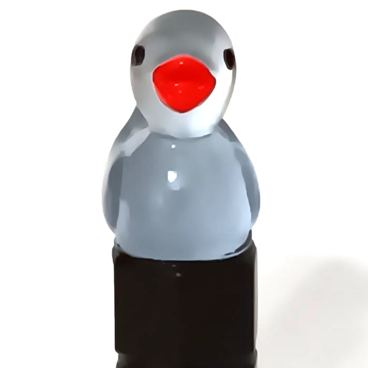 Grey duck valve stem cap