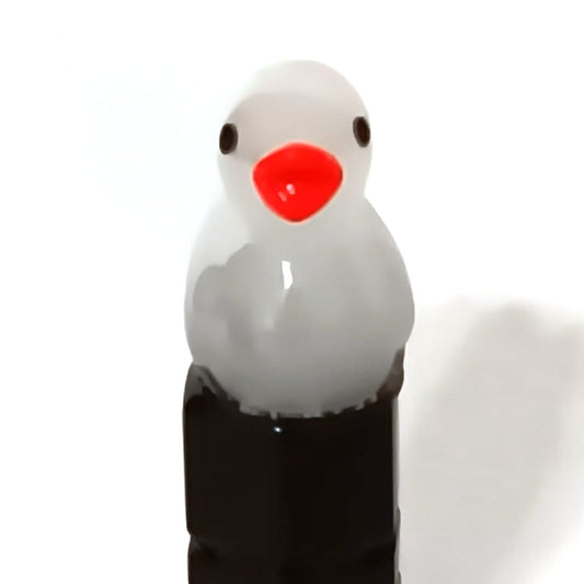 Light grey duck valve stem cap