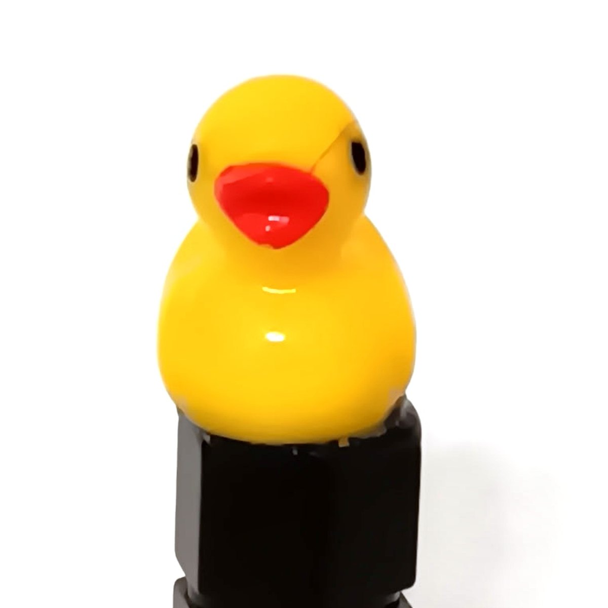 Yellow duck valve stem cap